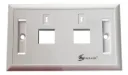 Faceplate RJ45 Doble