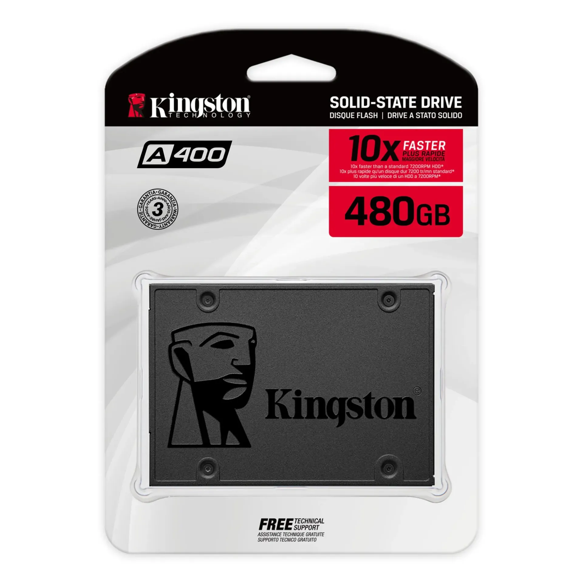 [0604084] Disco Estado Sólido Kingston A400 480 Gb ¡Original!