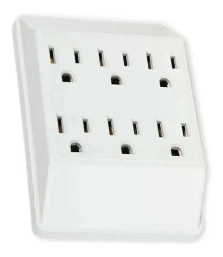 Conector Eléctrico 2x6 con polo 