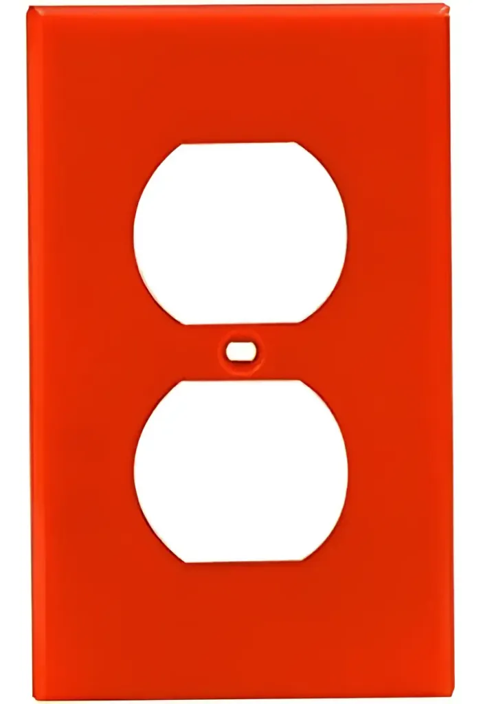 Faceplate Eléctrico Naranja