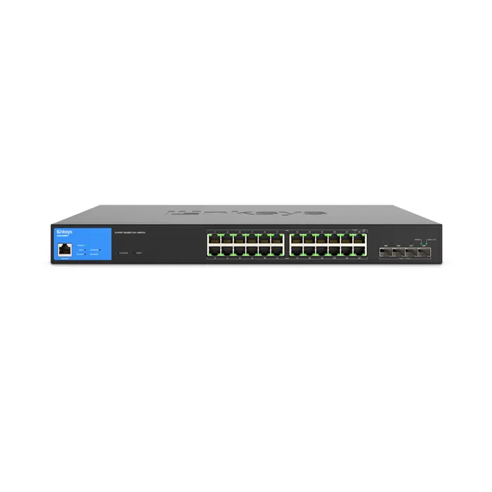 Switch Linksys Empresarial Administrable LGS328MPC 24G 4SFP+ 1/10G 128Gbps 410W