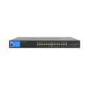 Switch Linksys Empresarial Administrable LGS328MPC 24G 4SFP+ 1/10G 128Gbps 410W