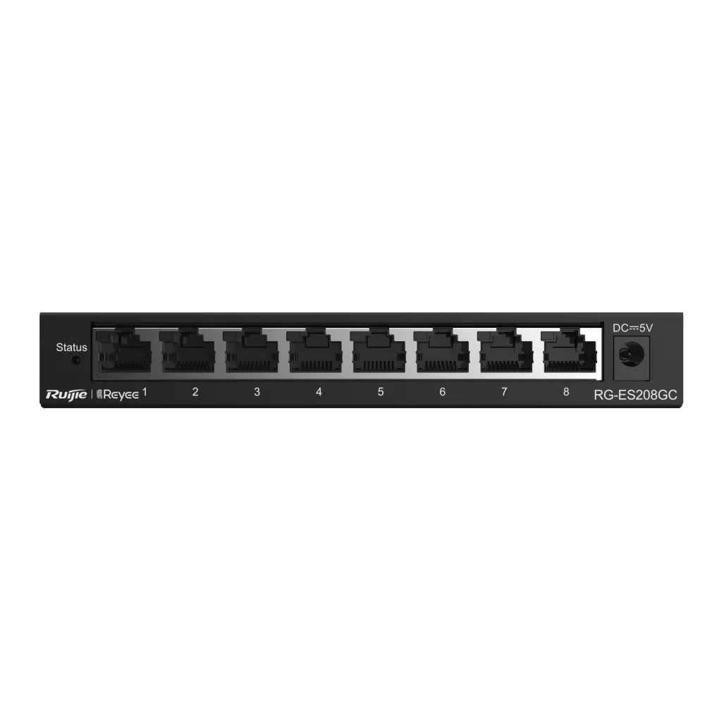 Switch Administrable Ruijie 8 Puertos Gigabit RG-ES208GC