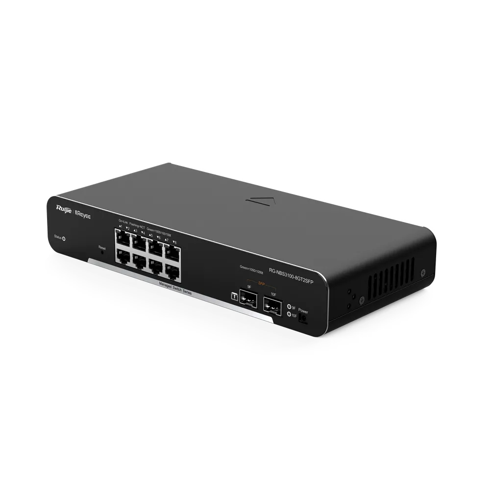 Switch Administrable POE Ruijie RG-NBS3100-8GT2SFP-P 125W
